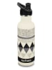 Klean Kanteen Trinkflasche "Kanteen Classic" in Creme/ Schwarz - 800 ml