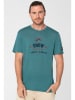 super.natural Shirt "Pray For Snow" in Türkis