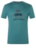 super.natural Shirt "Pray For Snow" in Türkis