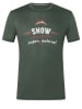 Supernatural Shirt "Pray For Snow" in Dunkelgrün