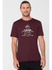 super.natural Shirt "Pray For Snow" bordeaux
