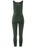 super.natural Functionele jumpsuit "Liquid Flow" donkergroen
