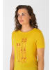 super.natural Shirt "Skiing" geel