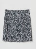 STEFANEL Rok petrol/wit