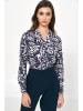 Nife Blouse donkerblauw/crème