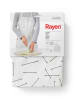 Rayen Schort wit/zwart