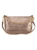 Mia Tomazzi Leder-Schultertasche "Aretusa" in Braun - (B)29 x (H)17 x (T)6 cm