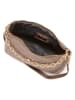 Mia Tomazzi Leder-Schultertasche "Aretusa" in Braun - (B)29 x (H)17 x (T)6 cm