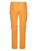 Trollkids Spodnie trekkingowe Zipp-Off "Oppland"- Slim fit - w kolorze pomarańczowym
