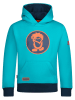 Trollkids Hoodie "Troll" donkerblauw/blauw