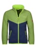 Trollkids Fleece vest "Oppdal" groen/donkerblauw