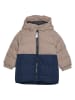 Color Kids Winterjas taupe/donkerblauw