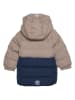 Color Kids Winterjacke in Taupe/ Dunkelblau