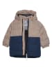 Color Kids Winterjas taupe/donkerblauw