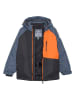 Color Kids Ski-/ Snowboardjacke in Dunkelblau/ Orange