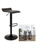 chairs for all 2-delige set: barkrukken zwart - (B)36 x (H)63 x (D)37 cm
