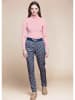 4funkyflavours Sweatbroek "Out Of Work" donkerblauw/lichtroze