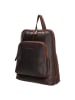 HIDE & STITCHES Skórzany plecak w kolorze brązowym - 32 x 35 x 10 cm