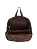 HIDE & STITCHES Skórzany plecak w kolorze brązowym - 32 x 35 x 10 cm