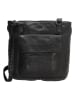 HIDE & STITCHES Leren rugzak zwart - (B)26,5 x (H)23 x (D)10 cm