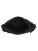 HIDE & STITCHES Leren schoudertas zwart - (B)23 x (H)16 x (D)4 cm