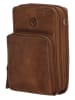 HIDE & STITCHES Skórzana torebka w kolorze brązowym na telefon - 20 x 11 x 3 cm