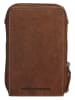 HIDE & STITCHES Skórzana torebka w kolorze brązowym na telefon - 20 x 11 x 3 cm