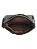 HIDE & STITCHES Leren schoudertas zwart - (B)21 x (H)23 x (D)6 cm