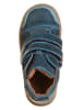 El Naturalista Leder-Sneakers "Helmet" in Petrol