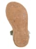 El Naturalista Leren sandalen "Atenas" mintgroen/lichtroze