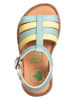 El Naturalista Leren sandalen "Atenas" mintgroen/geel