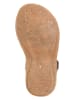 El Naturalista Leren sandalen "Atenas" donkerblauw/lichtbruin