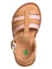 El Naturalista Leren sandalen "Atenas" lichtbruin/lichtroze