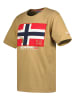 Geographical Norway Shirt in Hellbraun