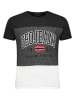 Geographical Norway Shirt zwart/wit
