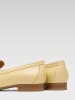 Gino Rossi Skórzane slippersy w kolorze żółtym