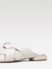 Gino Rossi Skórzane klapki w kolorze jasnobeżowym