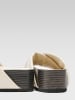 Gino Rossi Skórzane klapki w kolorze jasnobeżowym