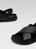 Lasocki Leder-Sandalen in Schwarz