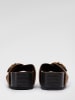 Gino Rossi Leren slippers camel