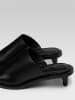 Gino Rossi Skórzane klapki w kolorze czarnym