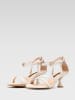 Gino Rossi Skórzane sandały w kolorze białym