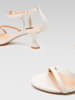 Gino Rossi Skórzane sandały w kolorze białym