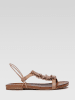 Lasocki Leder-Sandalen in Beige