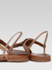Lasocki Leder-Sandalen in Beige