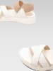 Lasocki Leder-Sandalen in Weiß/ Beige