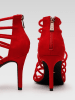 Quazi Sandały w kolorze czerwonym