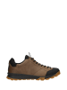 Wojas Leren trekkingschoenen lichtbruin/zwart