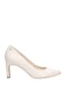 Wojas Leder-Pumps in Creme
