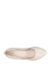 Wojas Leder-Pumps in Creme